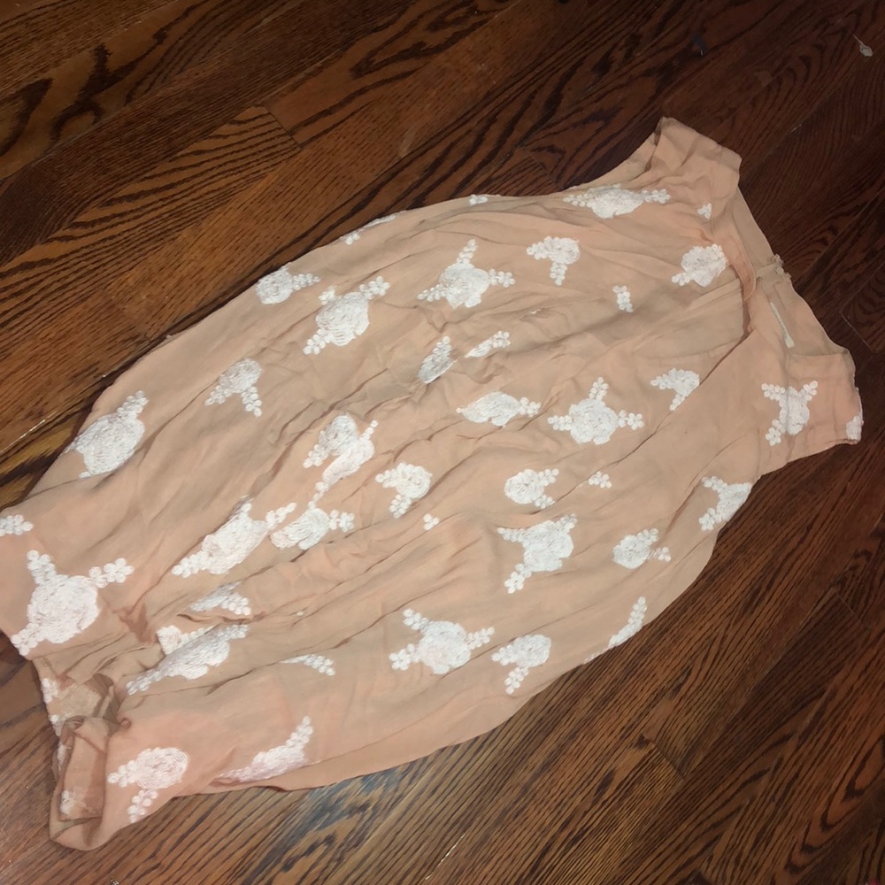 Vestique patterned dress